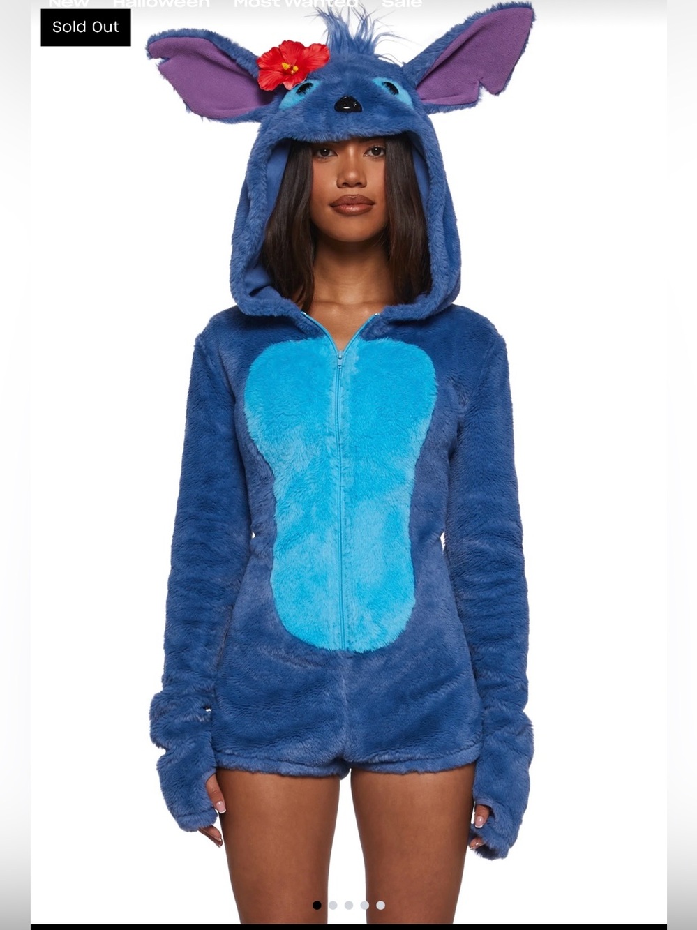 DOLLS KILL ISLAND MISCHIEF CHARACTER COSTUME DISNEY STITCH ADULT WOMENS 1X